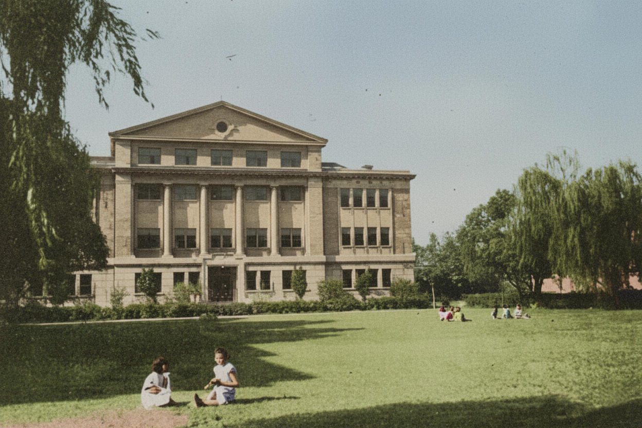 清心女子中学上色